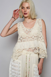Smc163 Crochet Top
