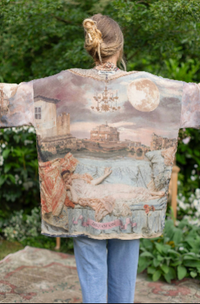 Imaginarium Bamboo Bohemian Kimono Cardigan with Belt