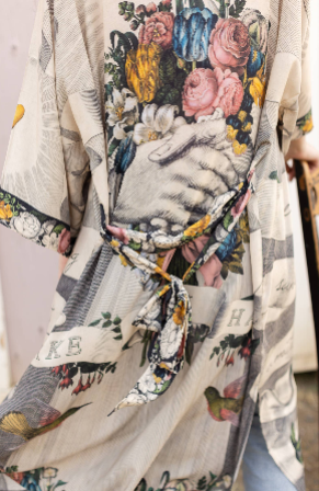 Take My Hand Bamboo Boho Kimono Duster Robe