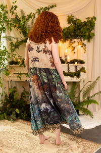 Theatre of Dreams Bohéme Bamboo Slip Dress with Deer