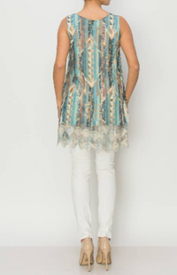 Origami 4481 Tunic Tank PT/TQ Geo