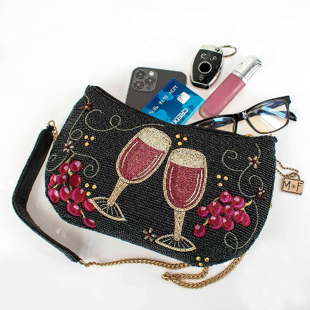 Bordeaux Wine Crossbody Handbag