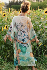 I Paint My Dream Van Gogh Opera Duster Kimono Robe
