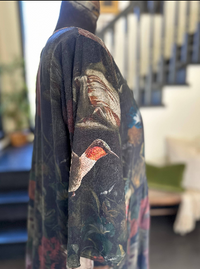 Flight of FancyArtist Tunic Dress With Pockets & Hummingbird
