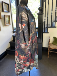 Flight of FancyArtist Tunic Dress With Pockets & Hummingbird