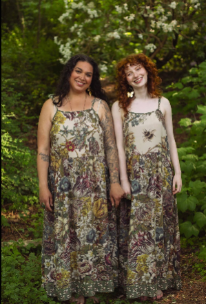 Love Grows Wild Bohéme Slip Dress With Bees