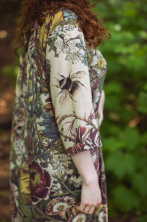 Love Grows Wild Artist Tunic Dress With Pockets & Bees