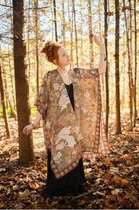 Dreamweaver Bamboo Bohemian Kimono with Zodiac Signs