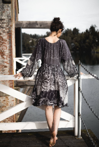 Stargazer Reversible Printed Bamboo Dress