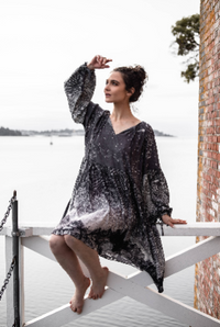 Stargazer Reversible Printed Bamboo Dress
