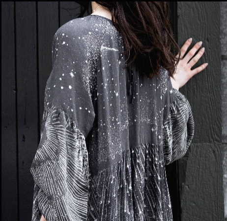 Stargazer Reversible Printed Bamboo Dress