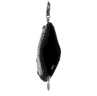 Pounce Beaded Cat Coin Purse Key Fob