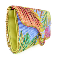 Tropics Palm Crossbody/Clutch Handbag