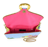 Tropics Palm Crossbody/Clutch Handbag