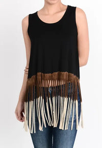 Flouncy Fringe Top 22512