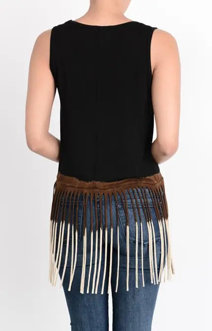 Flouncy Fringe Top 22512