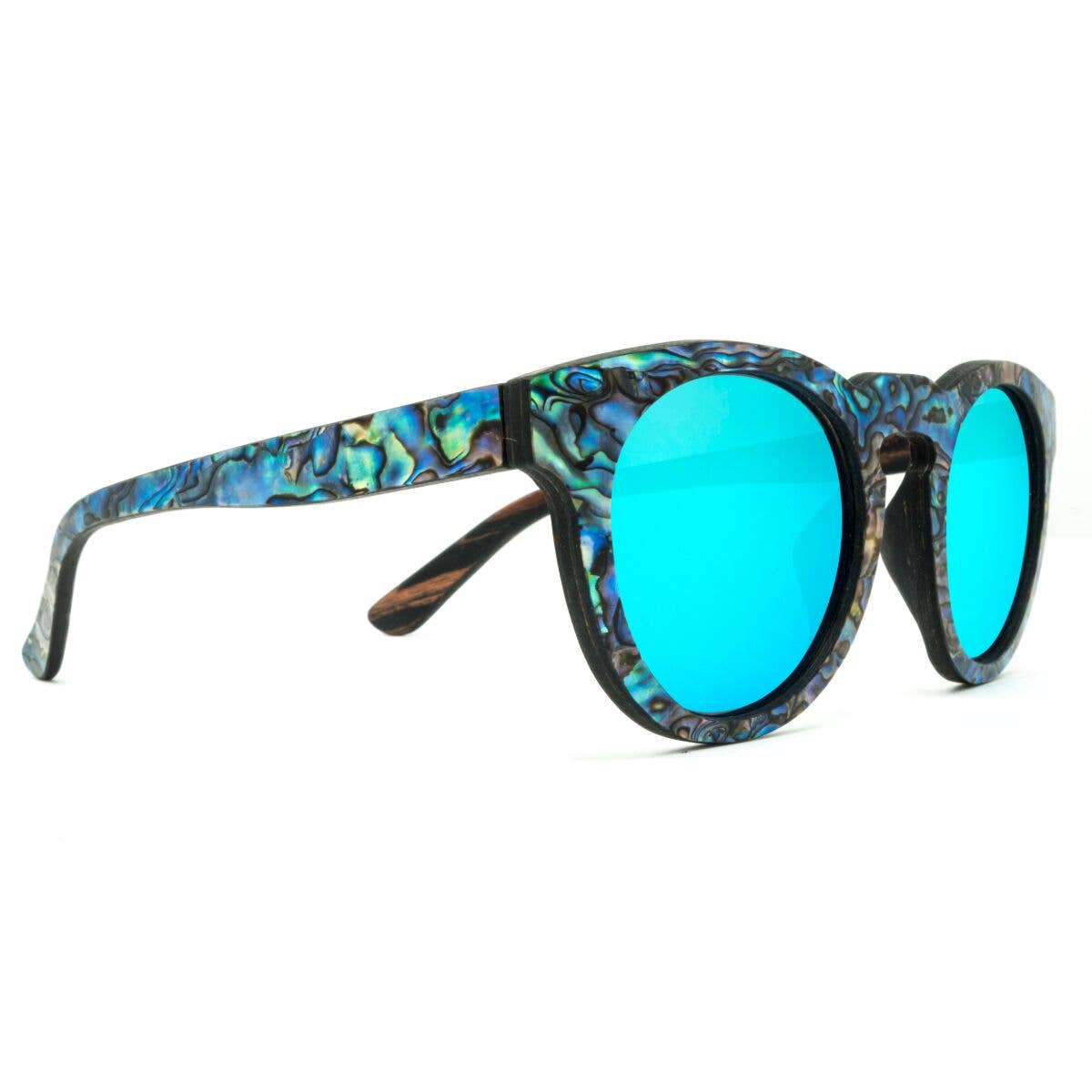 Mermaid Ice - Abalone Seashell Sunglasses