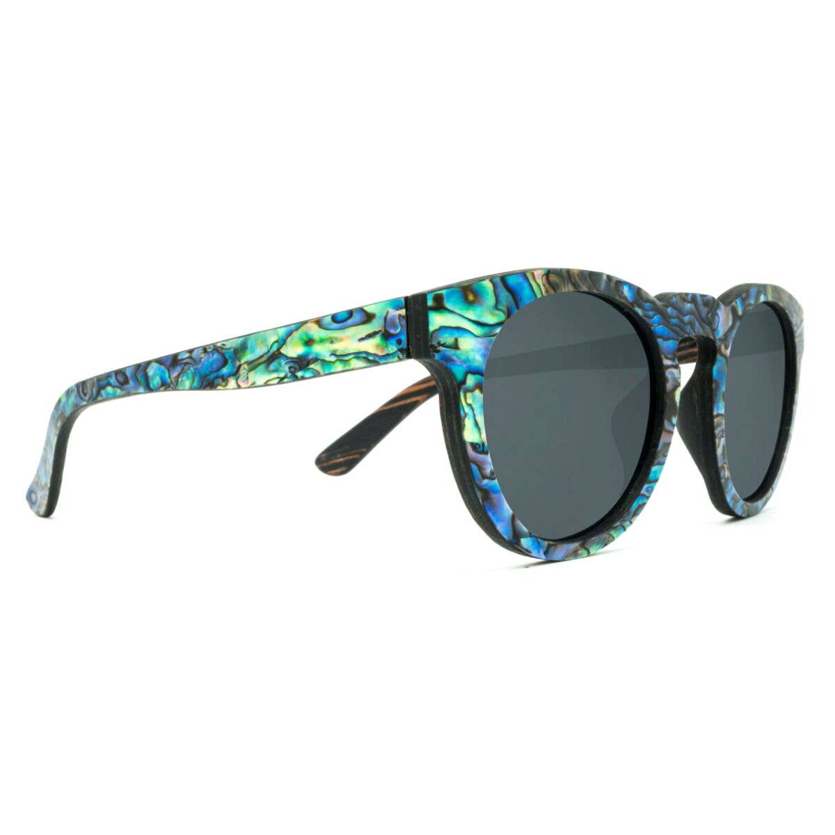 Mermaid Smoke - Abalone Seashell Sunglasses