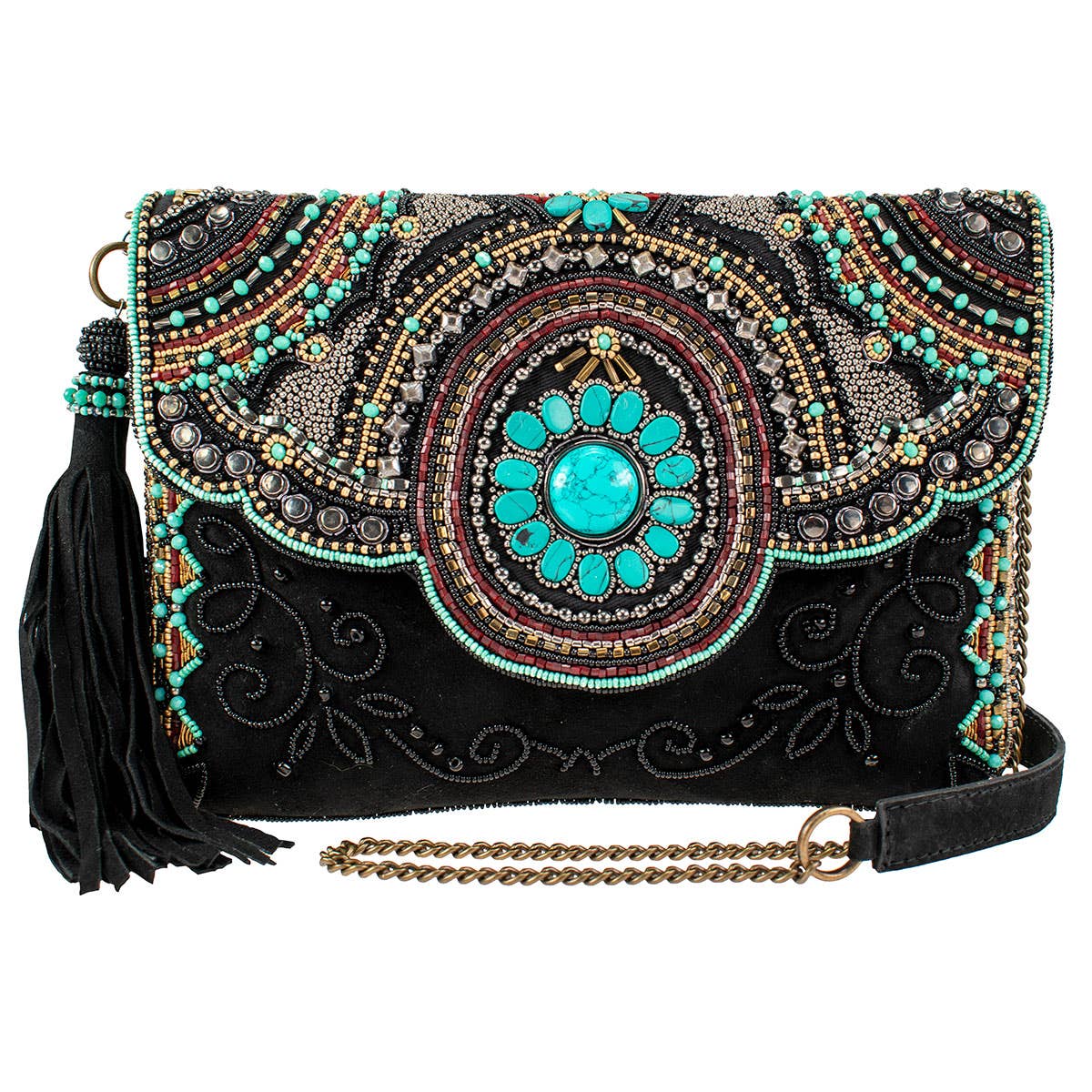 Turquoise Journey Crossbody Handbag