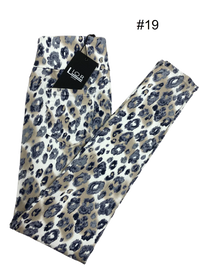 Lior Jane Indigo Leopard Skinny Jeans